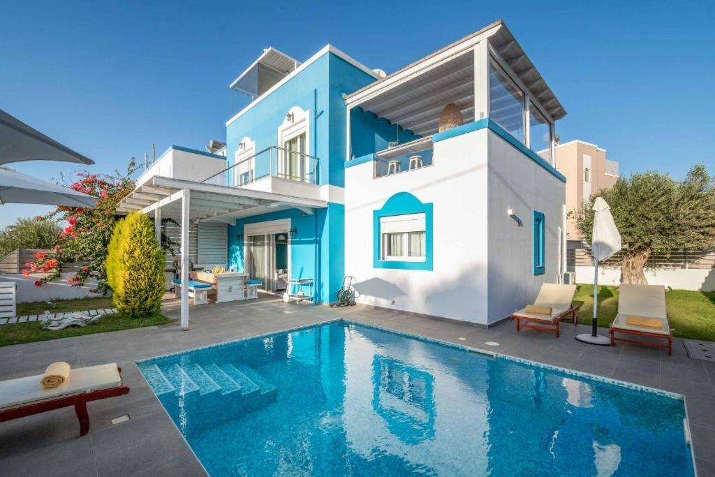 Seabreeze Villa - With Jacuzzi & Heated Pool Mastichari  Extérieur photo